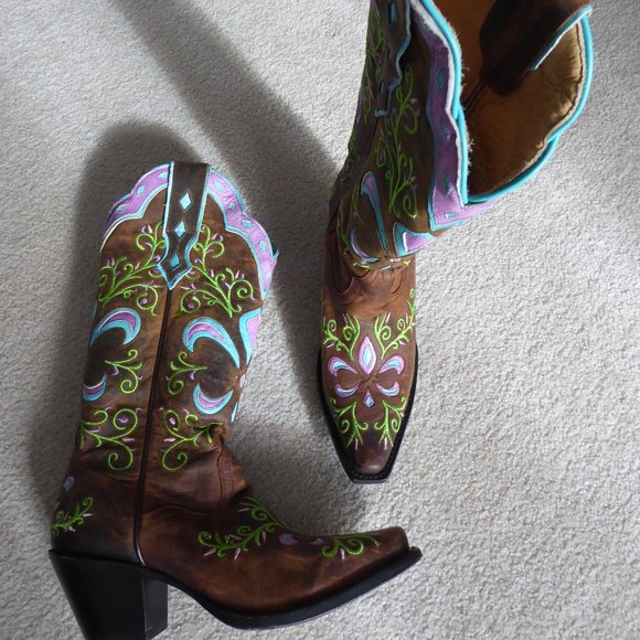 Sterling River Women's Cowboy Boots Size 6.5B - Picture 1 of 4